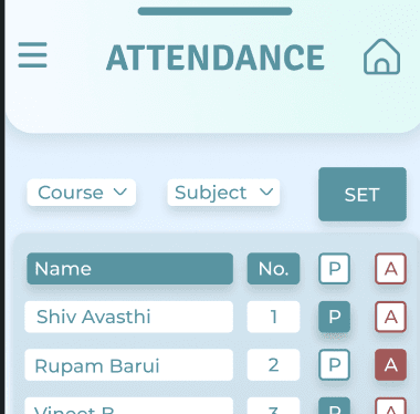 University Attendance App - Flutter