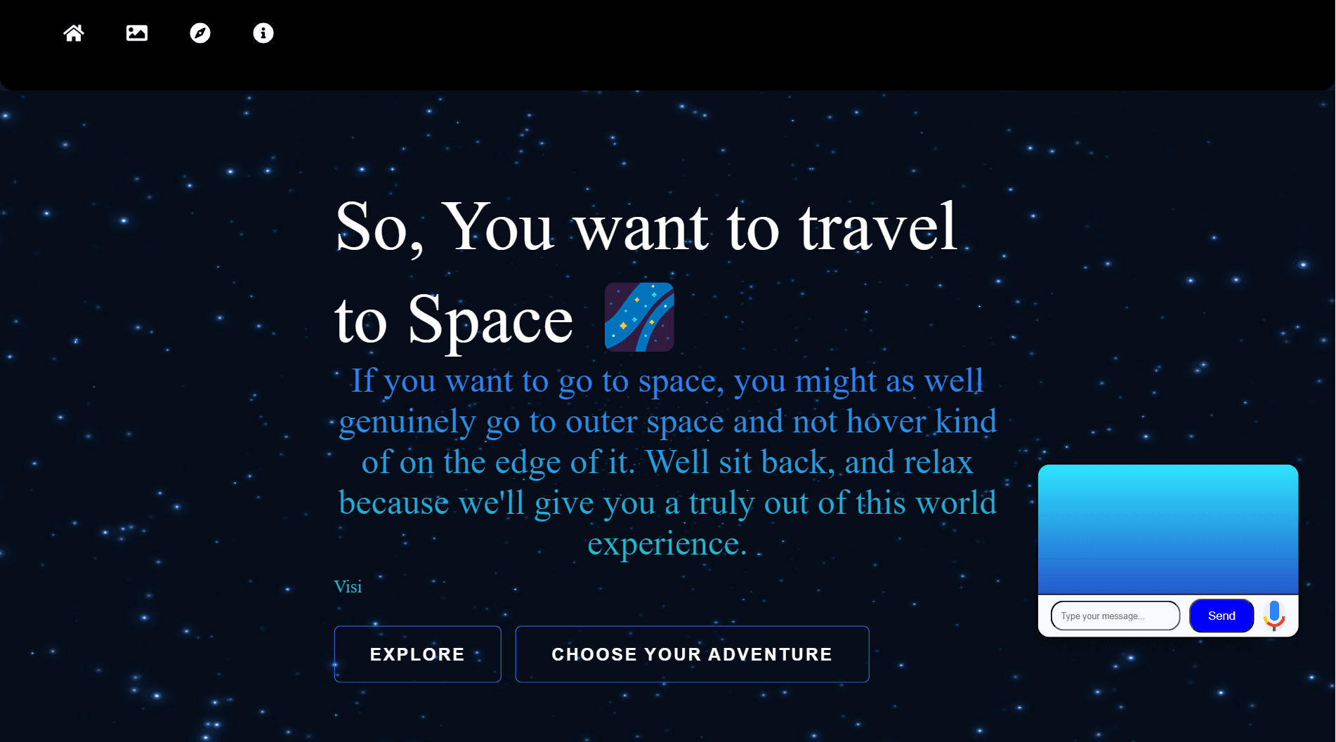 Space Tourism App